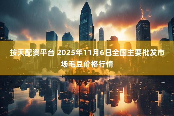 按天配资平台 2025年11月6日全国主要批发市场毛豆价格行情